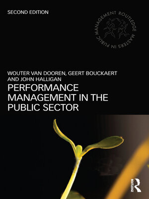 cover image of Performance Management in the Public Sector